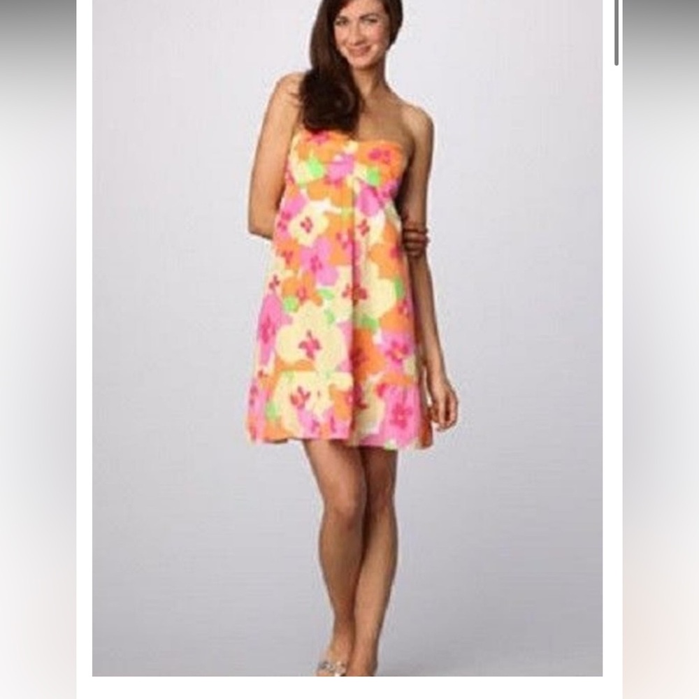 LILLY PULITZER Betsey Dress Floral in floral punch - Picture 1 of 8